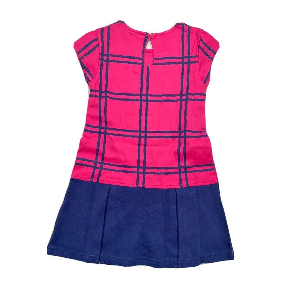 Gymboree Girls Drop Waist Dress Size 4 100% Cotton